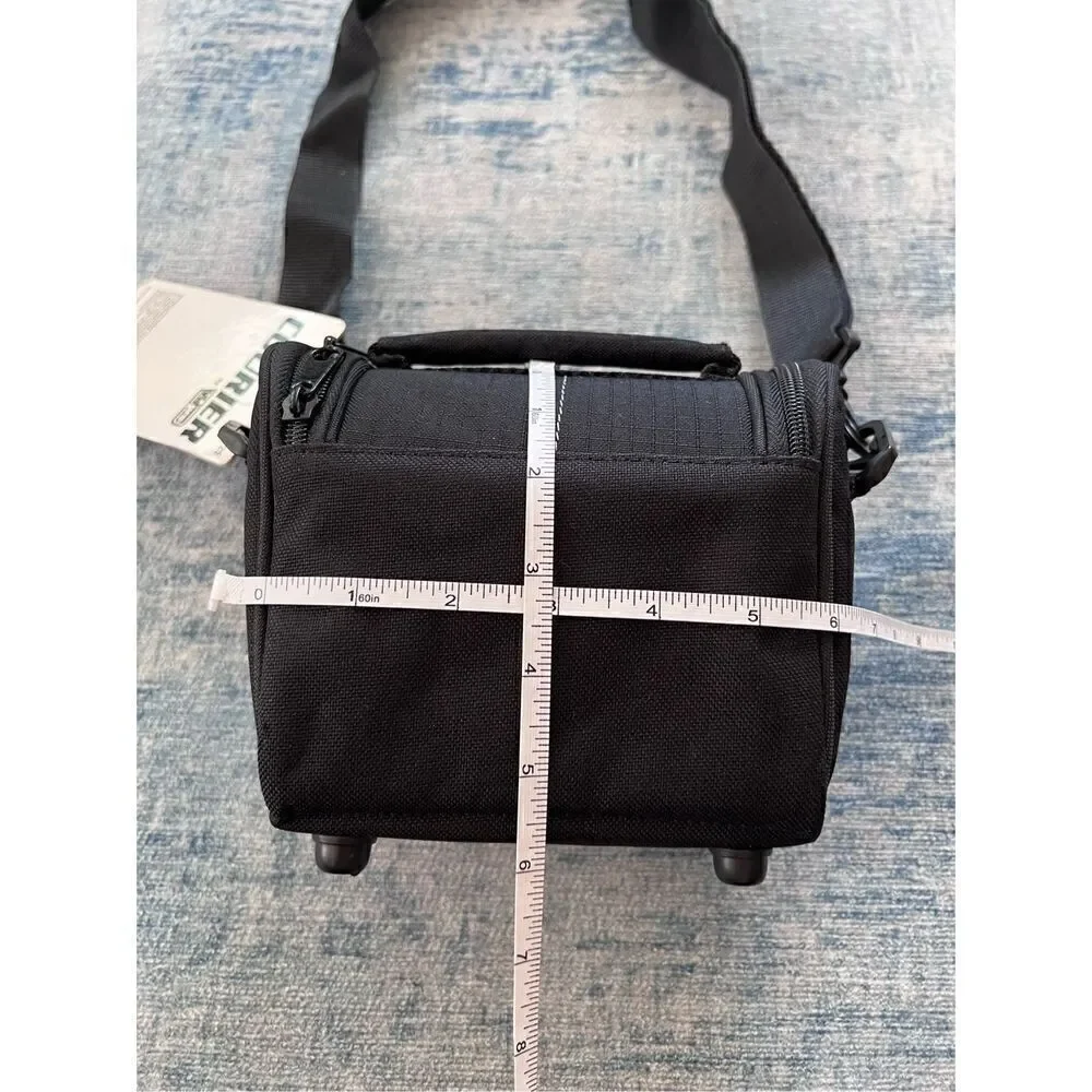 Courier Black Camera Case Bag w Removable Shoulder Strap